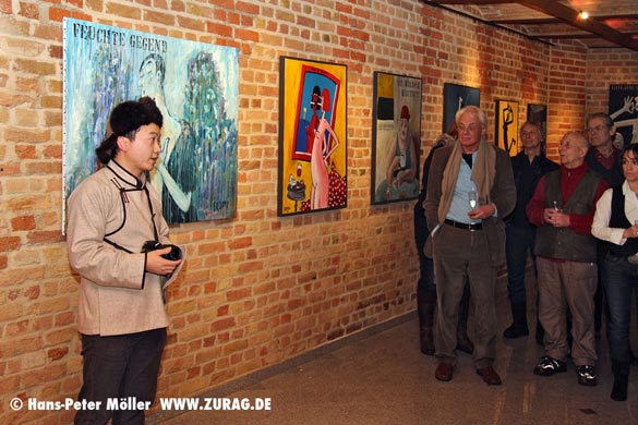 "Frauen mit Seeblick" Ausstellungseröffnung durch Prof. F.W.Bernstein - Fotos der Vernissage von Hans-Peter Möller