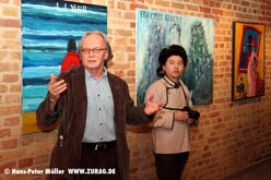 "Frauen mit Seeblick" Ausstellungseröffnung durch Prof. F.W.Bernstein - Fotos der Vernissage von Hans-Peter Möller