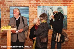 "Frauen mit Seeblick" Ausstellungseröffnung durch Prof. F.W.Bernstein - Fotos der Vernissage von Hans-Peter Möller