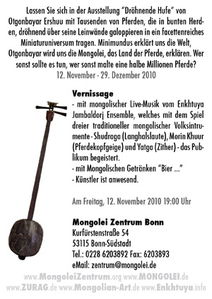 Konzert vom Enkhtuya Jambaldorj Ensemble in Bonn