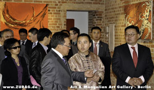 The President of Mongolia, Elbegdorj Tsakhia on Sunday, 03/10/2010